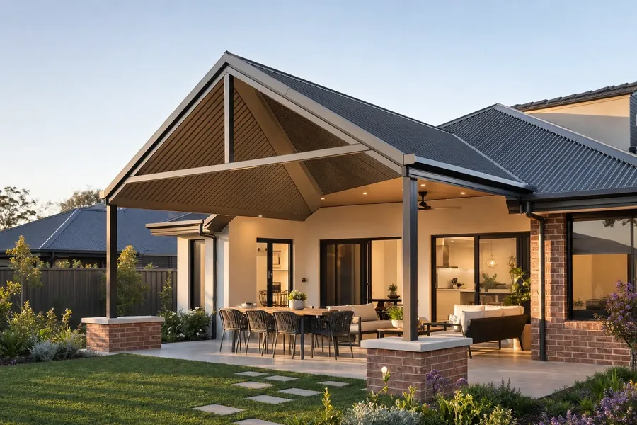 Gable Roof Patios built in Joondalup, Perth